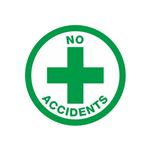 No Accidents Hard Hat Decal